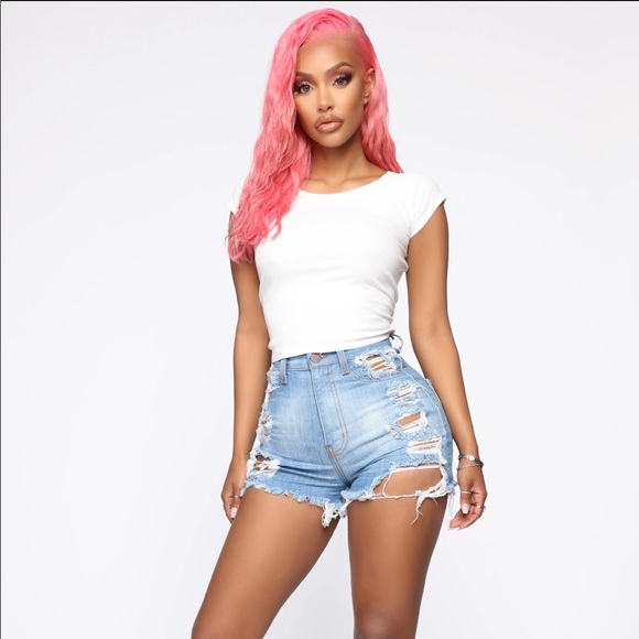 NWT Distressed Shorts 🏷 - Picture 3 of 10